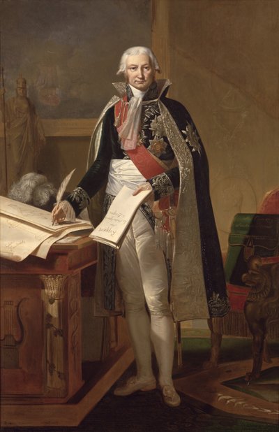 Jean-Baptiste de Nompere de Champagny (1756-1834) Herzog von Cadore, nach einem Gemälde von Theodore Rousseau (1812-67) in Auftrag gegeben 1853 von Antoine Ansiaux